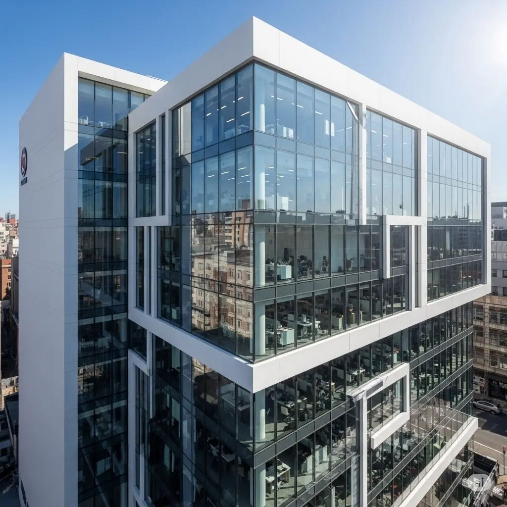 Contemporary Office Building Rendering